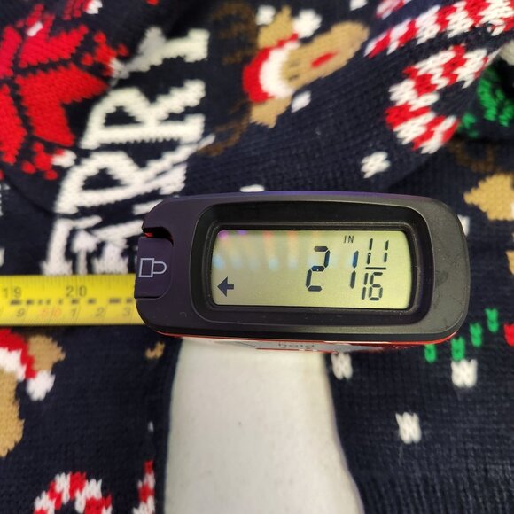 SMART LIVING, UGLY CHRISTMAS SWEATER. Size L "FLASHING" 3328 - Picture 10 of 13